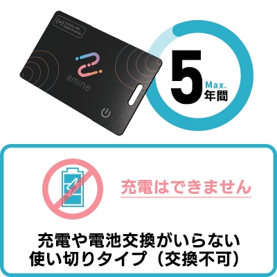 ロジテック 使い切り 紛失防止タグ カード型 LGT-LWNNCD1BKA 010-89