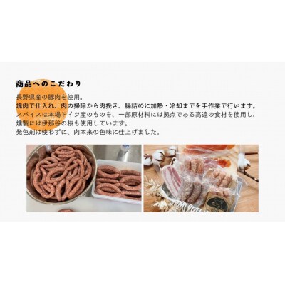 BUTCHER　ソーセージとベーコンブロックの詰め合わせ