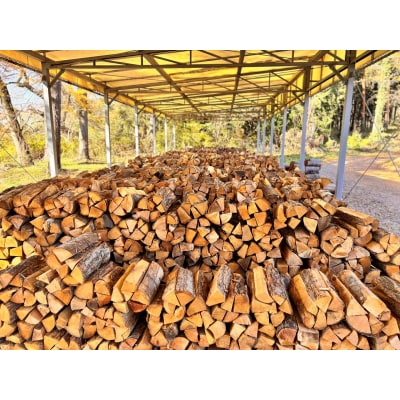 信州産　広葉樹の薪　約20キロ　薪長35センチ