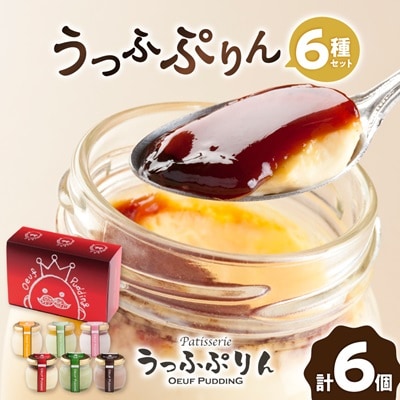 うっふぷりん6種セット　6個入