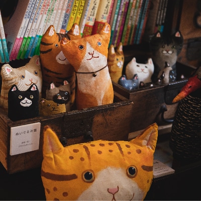 珈琲豆焙煎所マウンテンWild Cat series10個+猫の手作りぬいぐるみセット