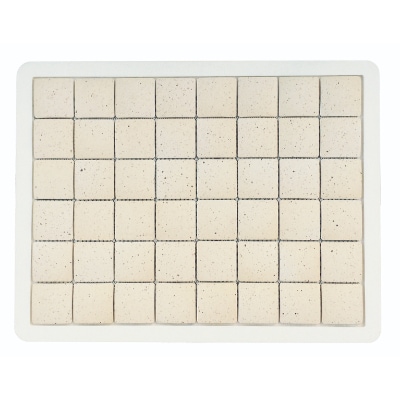 珪藻土タイルバスマット ホワイトS