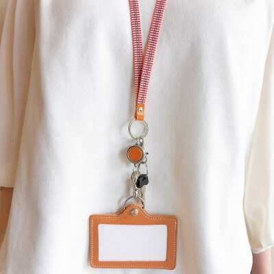 真田紐 ネックリールストラップ 木綿100% 唐紅ト紺青