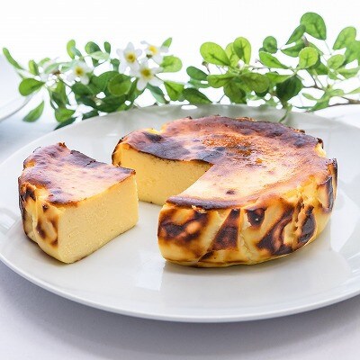 茨木バスクチーズケーキ　ホール　プレーン　抹茶
