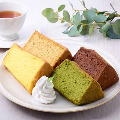 茨木シフォンケーキ4種×各4個セット　