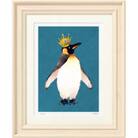 イラスト作家「菜生」アートフレーム〈王様ペンギン〉ペンギン