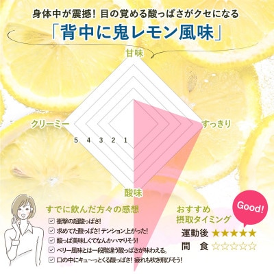 ビーレジェンド WPCプロテイン 背中に鬼レモン風味 1kg×10袋セット