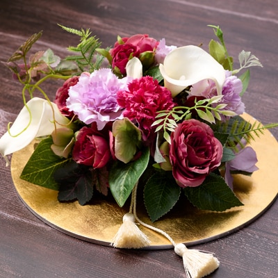 コンポートグラスフラワー(アート造花フラワー)【創花(R)商標登録認定商品】