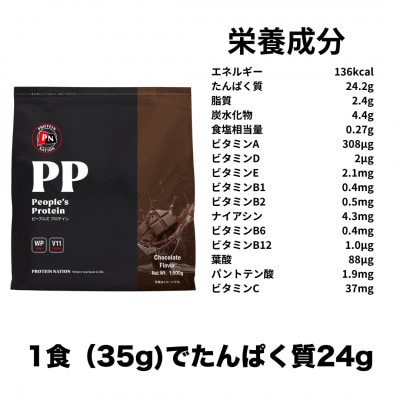 Protein Nationピープルズプロテイン　チョコレート風味　1kg
