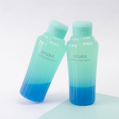 AYURA メディテーションバスt&メディテーションバス(香涼み) 各3本 ハンディバッグ付き