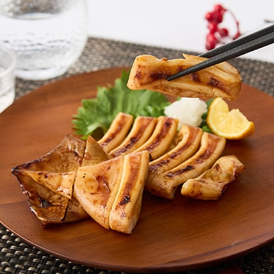 【直火焼き魚】肉厚するめいか照焼 2杯入 加熱済