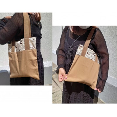 保護猫へのご支援のためのお礼品【保護猫ルームえびす】手作りトートバッグとポストカードセット