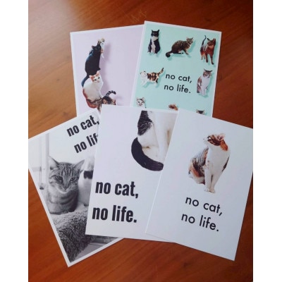 保護猫へのご支援のためのお礼品【保護猫ルームえびす】ストラップ付猫型ファスナーポーチ(色柄アソート)