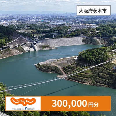 【じゃらんふるさと納税クーポン】 大阪府茨木市でつかえる300,000円 クーポン