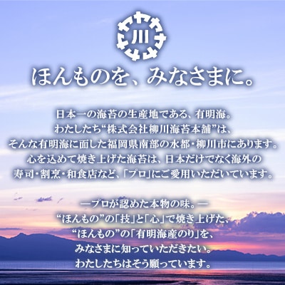 【訳あり】有明海産焼のりセット　板のり43枚分