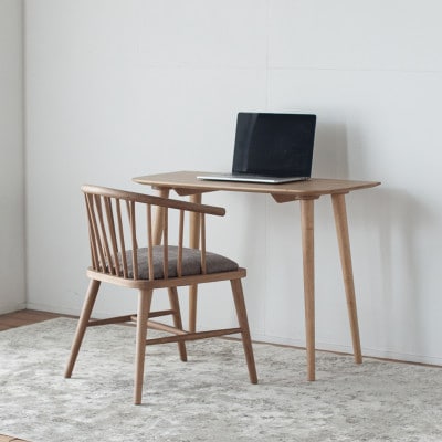 オーク材のデスク[90cm]