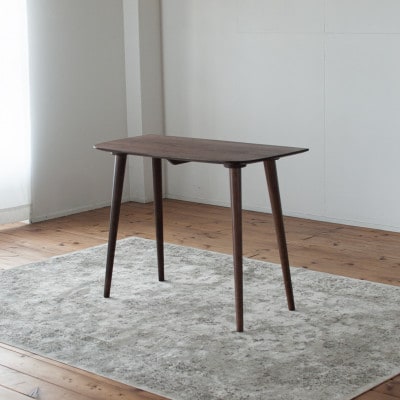 ウォルナット材のデスク[90cm]