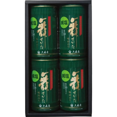大森屋 減塩味付のり卓上詰合せ(味付のり10切32枚4個詰)(柳川市)