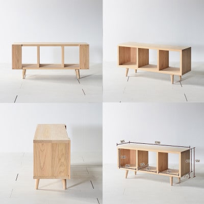 【林業に貢献する家具】レスキューローボード 120 無塗装(柳川市)