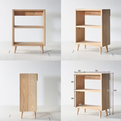 【林業に貢献する家具】レスキューブックシェルフ 70 無塗装(柳川市)