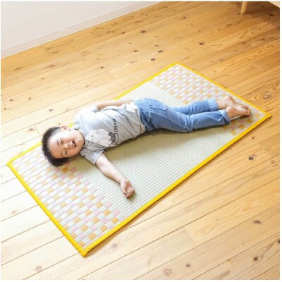 赤ちゃん・子供用の寝ござ(グリーン)