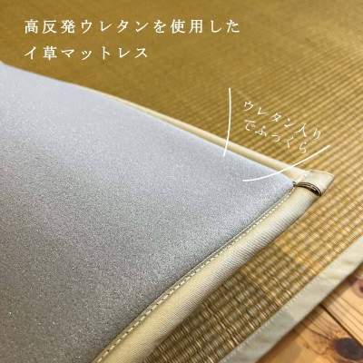 畳マットレス超ふっくら仕上げ《グリーン》　約95cm×約200cm
