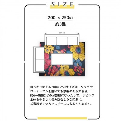 い草 ラグ  華の恵みふっくら仕上げ《ブラウン》　191cm×250cm