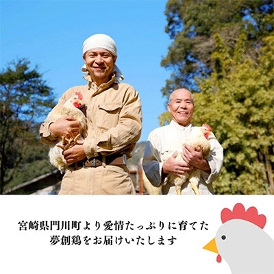2022年10月発送開始『定期便』宮崎県産ブランド鶏「夢創鶏」若鶏小肉(せせり)200g×8 全6回