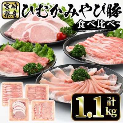 ひむかみやび豚4種食べ比べセット