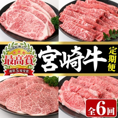 【毎月定期便】宮崎牛 全6回