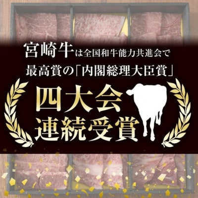 宮崎牛ウデスライス(1kg)(門川町)