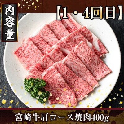 【毎月定期便】宮崎牛焼肉定期便全6回