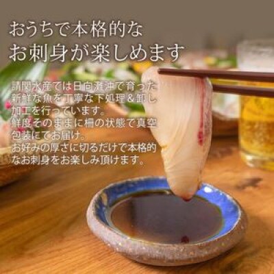 ぶりのお刺身(門川町)