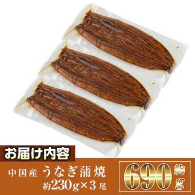 うなぎ蒲焼き(3尾)