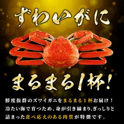ボイルズワイガニ(1杯)　カニフレーク付き