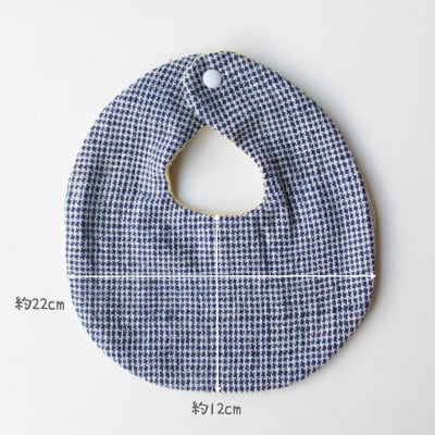 Shokuの店 ウォンバットの刺繡入りベビースタイとハンカチ