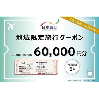 大阪府池田市 日本旅行 地域限定旅行クーポン60,000円分