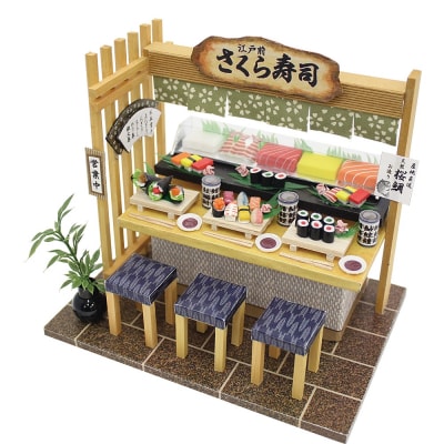ビリー にほんのごちそう和食キット 寿司屋 ドールハウスキット