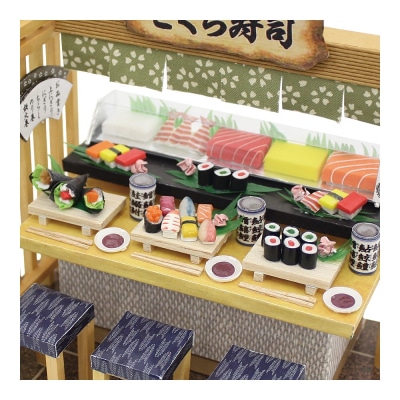 ビリー にほんのごちそう和食キット 寿司屋 ドールハウスキット