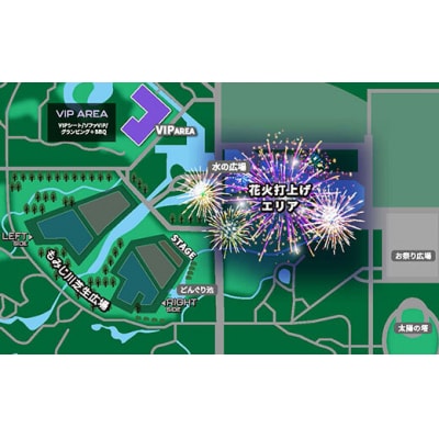 第4回 万博夜空がアートになる日 花火鑑賞チケット VIPシート ペアチケット(2名様分)