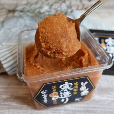 【宝来屋本店】 家傳七宝 寒造り 味噌 500g×6個入り