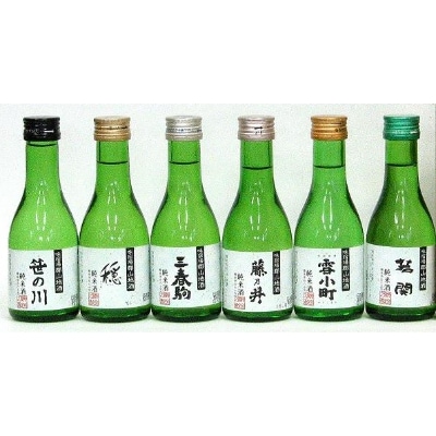 福島県郡山市　郡山地酒探訪　6本詰め　180ml×6