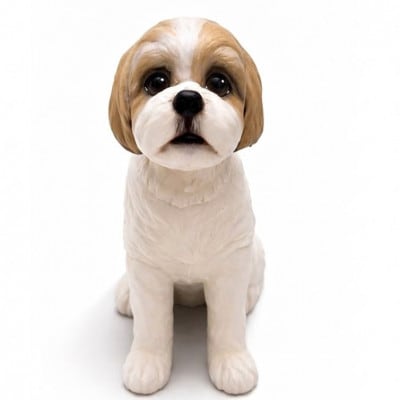 東日本大震災からの動物愛護活動 犬猫と人との共生を願うリアルサイズモニュメント(体高40cm犬猫)