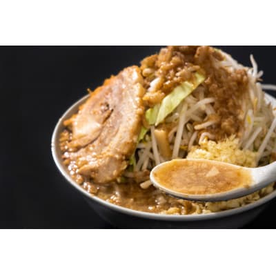 ラーメン・Gのみそ:4食セット(各2食)お取り寄せ「二郎系 ラーメン」醤油とんこつ 味噌とんこつ