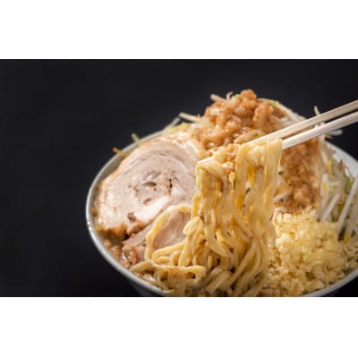 ラーメン・G-しお:4食セット(各2食)お取り寄せ「二郎系 ラーメン」醤油とんこつ 塩とんこつ