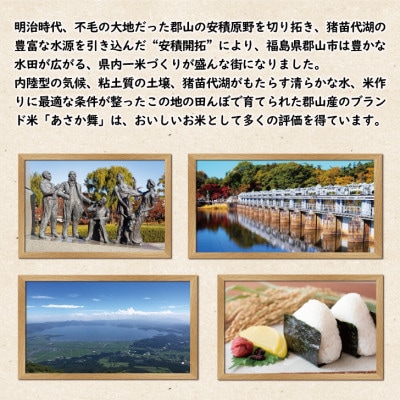 令和7年産 福島県郡山産あさか舞こしひかり 精米 5kg×2
