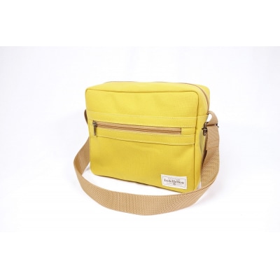 【いちひこ帆布】 BOXショルダー/イエロー