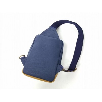 【いちひこ帆布】 ボディバッグ/ネイビー
