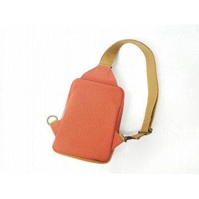 【いちひこ帆布】 ボディバッグ/レンガ