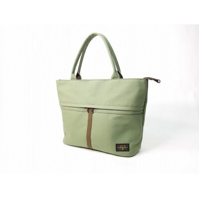 【いちひこ帆布】 ライントート/グリーン